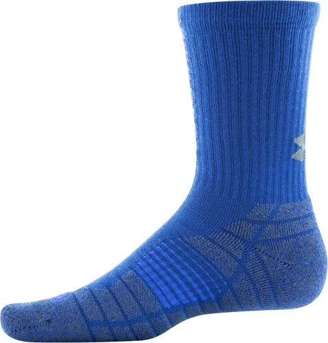 Vista 3 de Under Armour Calcetines altos elevados novedosos para hombre, 3 pares