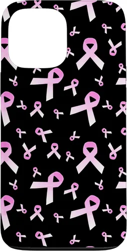 Vista 24 de Pink Ribbon Pattern Mestastatic Breast Cancer Awareness Case for iPhone 17