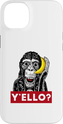 Vista 14 de Funda para iPhone 11 Pro Max Y'ello Monkey Calling Funny Supreme Print Case