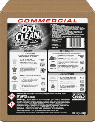 Vista 10 de OxiClean Versátil quitamanchas profesional, Coin Vend 1 onzas., carga única, (paquete de 156)