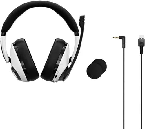 Vista 8 de EPOS Audio H3 Auriculares híbridos con Bluetooth para juegos blanco