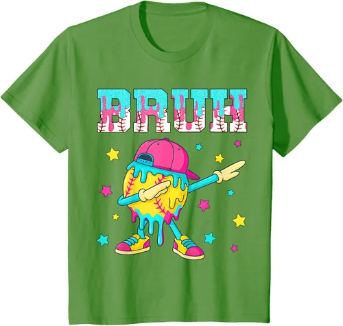 Vista 94 de Baseball Life Style 101 Apparel Youth Drip Baseball Boys Kid Camiseta
