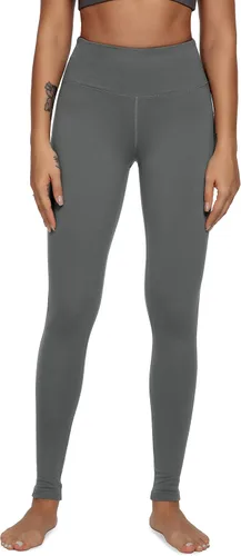 Vista 3 de QUEENIEKE Leggings de yoga de cintura alta con 2 bolsillos para mujeres y niñas, control de abdomen, levantamiento de glúteos, no se transparenta