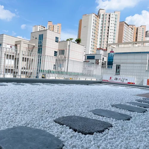 Vista 5 de Rocas blancas de río de 20 libras para paisajismo – 7 horas de piedras pulidas naturales – Piedras pulidas naturales de 1 pulgada para jardín