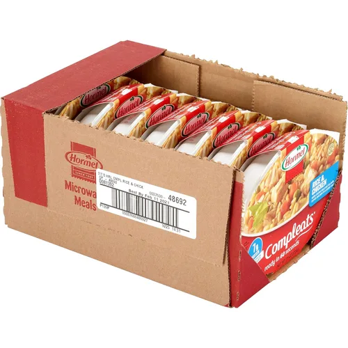 Vista 3 de HORMEL COMPLEATS Bandeja de microondas de arroz y pollo, 7.5 onzas (paquete de 7)