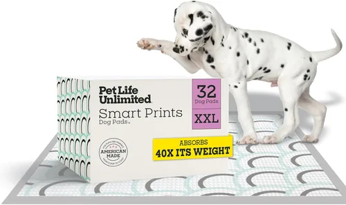 Vista 11 de Pet Life Unlimited Smart Prints - Almohadillas grandes para cachorros, 22 x 22 pulgadas, 42 unidades (L) Elegantes almohadillas de entrenamiento