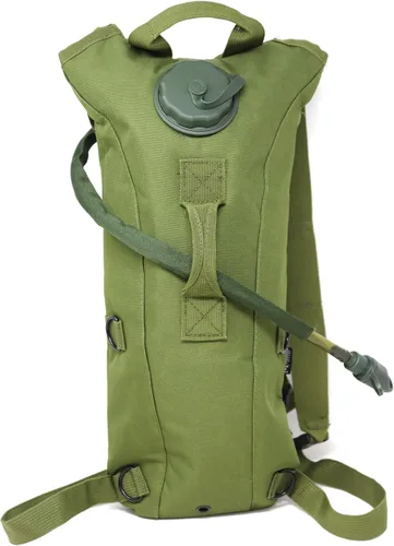 Vista 9 de M MCGUIRE GEAR Hydration Backpack, with 3L/100 oz. Hydration Pack, Water-Resistant Nylon Hiking Pack with Water Bladder for Running, Cycling, and
