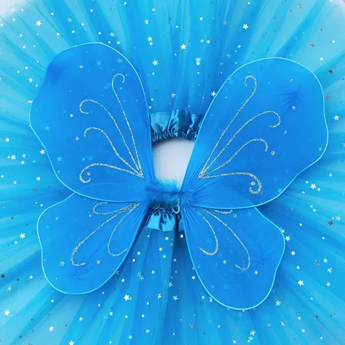 Vista 2 de Disfraz de mariposa para niñas, disfraz de hada, fiesta de cumpleaños, disfraz para Halloween
