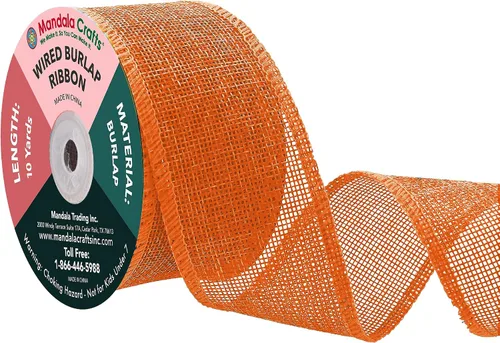 Vista 12 de Mandala Crafts Cinta de arpillera negra de 1.5 pulgadas de ancho para manualidades, rollo de 20 yardas de cinta rústica de arpillera para coronas
