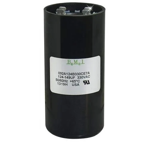 Vista 2 de 124 – 149 UF X 330 Vac – Bien Bomba del Motor Start Capacitor – BMI Replacement # 092 a124b330ce7 a – fabricado en los Estados Unidos