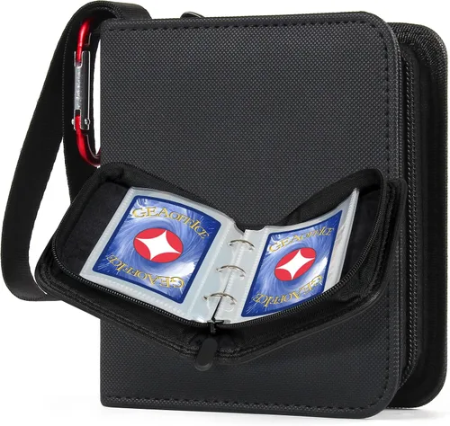Vista 13 de GEAoffice Mini carpeta de tarjetas coleccionables de 1 bolsillo con Negro-1 bolsillo