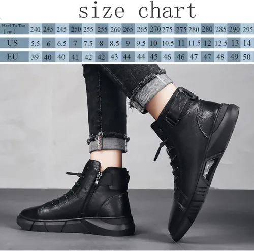 Vista 2 de DevilAngel Botas italianas de piel de cachemira para hombre