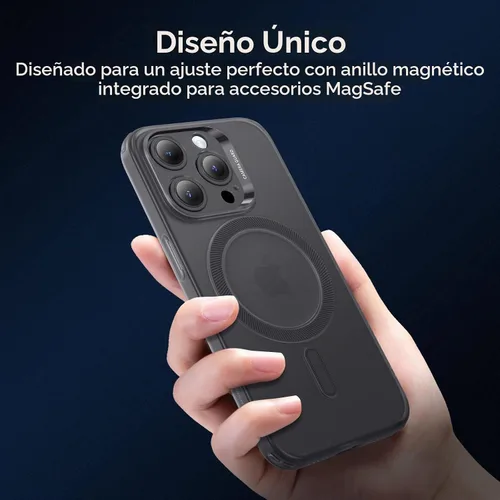 Vista 4 de ESR Funda para iPhone 13 Pro, Compatible con MagSafe, Protección de Grado Militar, Resiste el Amarillamiento y los Arañazos, Funda Magnética