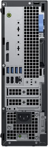 Vista 4 de Dell Computadora de escritorio pequeña 5070 (SFF) Hexa Core Intel i5 (3.20 GHz) RAM DDR4 de 16 GB Estado sólido SSD de 500 GB + disco duro