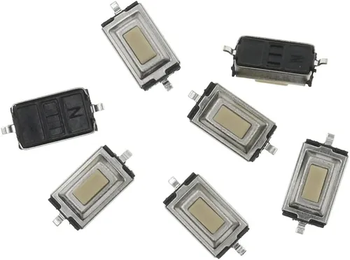 Vista 2 de GATSUN Micro interruptor 100PCS Touch Micro Switch 0.118 * 0.236 * 0.098 in SMD blanco botón cabeza 3x6x2.5