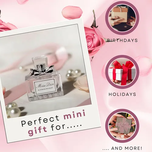 Vista 7 de Miss Dior Blooming Bouquet de Christian Dior Tamaño de viaje para mujer EDT 0.17 oz