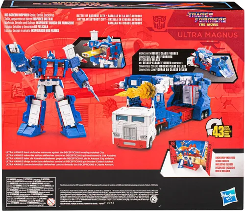 Vista 18 de Transformers Toys Studio Series Commander The Movie 86-21 Ultra Magnus Juguete, 9.5 pulgadas, Figura de acción para niños y niñas de 8 años