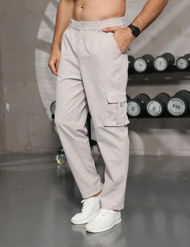 Vista 6 de Pantalones de carga para hombre, ligeros, tácticos, para senderismo, ajuste clásico, múltiples bolsillos