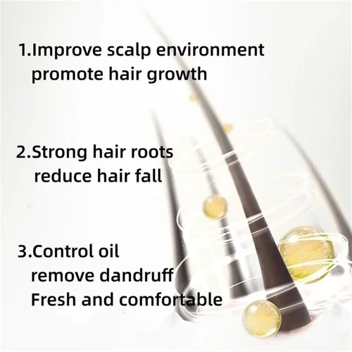 Vista 8 de Anti-Hair Fall Hair Loss Shampoo, Nourishing and Conditioning Shampoo Enriched with Multiple Botanical Extracts, Mild and Non-Irritating for All