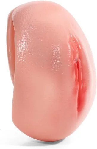 Vista 3 de Heuceo Jaula de castidad de coño realista masculino con 4 anillos, diseño de jaula de pene de vagina realista, cerradura de pene negativa invertida