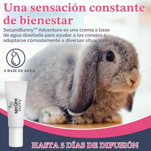 Vista 2 de SIGNS SecureBunny Adventure, crema de feromonas a base de agua para controlar el estrés al aire libre, ayuda a aliviar cualquier sensación