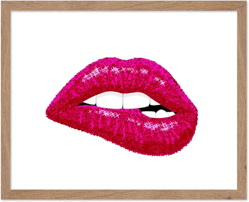 Vista 62 de Poster Master Impresión de labios dorados, póster de mordida de labio, arte moderno y minimalista, regalo bohemio para hombres y mujeres, diseño