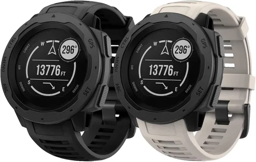Vista 16 de NotoCity Correa de repuesto para Garmin Instinct, silicona suave, compatible con Garmin Instinct 2/Solar/Tactical(verde militar)