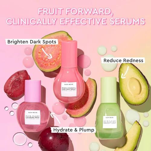 Vista 8 de Glow Recipe Suero de vitamina C de tamaño viaje de guayaba – Hidratante, iluminador y vegano coreano cuidado de la piel suero facial para manchas