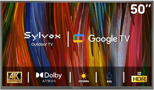 Vista 17 de SYLVOX - Televisión inteligente para exteriores 4K de 43 pulgadas