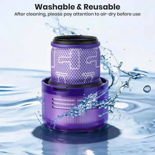 Vista 5 de Paquete de 3 filtros HEPA de repuesto compatibles con aspiradora Dyson V11 Outsize, V11 Outsize Origin, Outsize, Outsize Plus, Outsize Absolute+