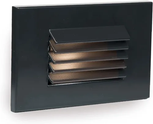 Vista 7 de Iluminación de paisaje WAC, LEDme 120V LED vertical con listones para interiores y exteriores, luz de pared y escalón de 3000 K LED incorporado