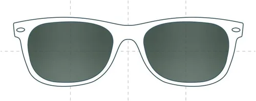 Vista 2 de Lentes de sol de repuesto compatibles con marcos Hawkers El Ganso TRSEL02 de 2.126 in