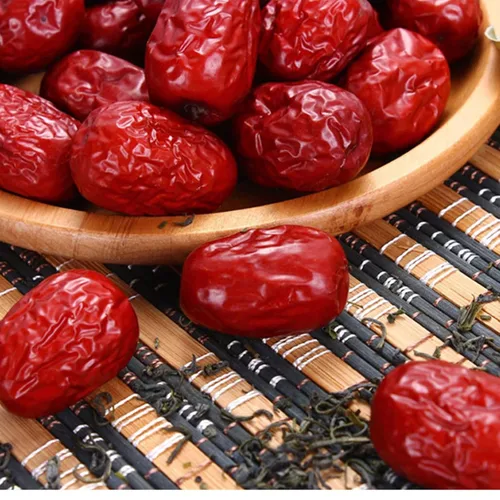 Vista 7 de Dátiles de azufaifo seco 17.6oz/500g, delicioso dátiles rojos,Bocadillos saludables de frutas secas
