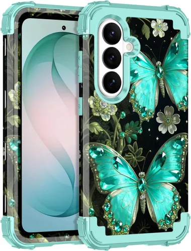 Vista 34 de LONTECT Funda para Galaxy S26 5G a prueba de golpes, 3 en 1, resistente y resistente, policarbonato duro+híbrida suave resistente de alto impacto