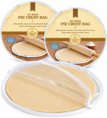 Vista 9 de Mrs. Anderson's Baking Easy No-Mess - Bolsa para hacer corteza para tartas, sin BPA, 11 pulgadas, juego de 2