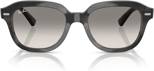 Vista 10 de Ray-Ban Gafas de sol unisex ópalo gris oscuro, lentes grises, 2.008 in Negro/Verde