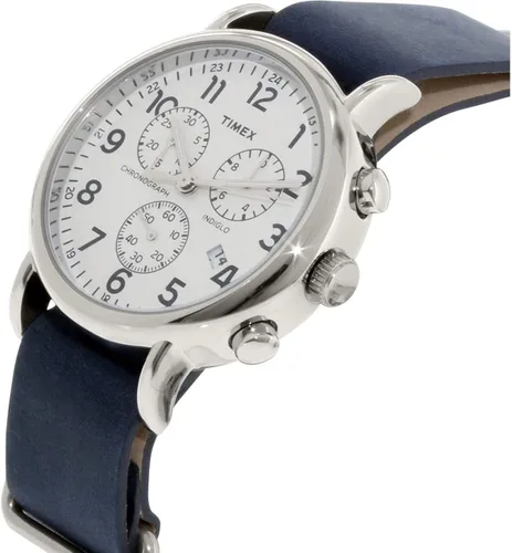 Vista 2 de Timex TW2P62100 Weekender Chrono Reloj de cuarzo de gran tamaño con pantalla analógica