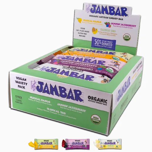 Vista 13 de JAMBAR Organic Artisan Energy Bar (Chocolate Cha Cha - 12 unidades)
