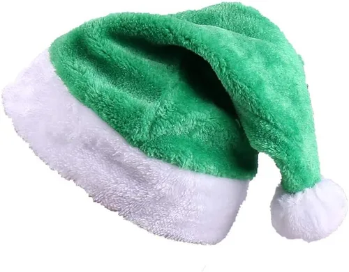 Vista 8 de Sombrero de Papá Noel de felpa multicolor para decoración de pelo de Navidad, unisex, sombrero de tela de terciopelo, disfraz de festival, cosplay