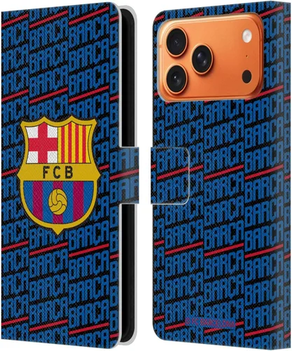 Vista 52 de Head Case Designs Funda de piel con licencia oficial del FC Barcelona Barca Crest Patterns, tipo cartera, compatible con Apple iPhone 11