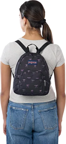 Vista 4 de JanSport Mochila Mini Half Pint, 10.2 L - Mini Bolsa Duradera con Correas Ajustables para el Hombro, Compartimento Principal Único, Bolsillo Oculto