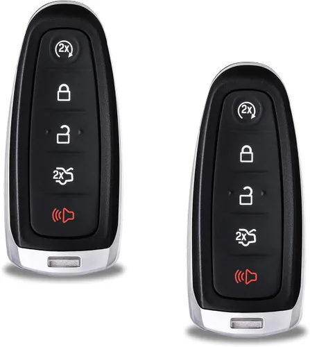 Vista 11 de HelloAuto Funda para llavero para Ford Explorer Edge, para 2011-2015 Flex Taurus 2013-2019, para Expedition Focus Lincoln MKS MKT MKX Navigator