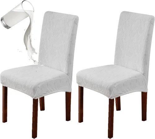 Vista 15 de Genina Fundas impermeables para sillas Parsons de comedor, fundas elásticas para sillas Parsons para comedor, cocina, funda protectora para silla
