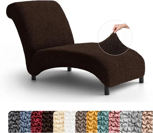 Vista 28 de PAULATO BY GA.I.CO. Funda para Silla de Tumbona Sin Brazos - Funda Deslizante para Silla de Tumbona - Funda para Sofá de Salón - Fundas Deslizantes