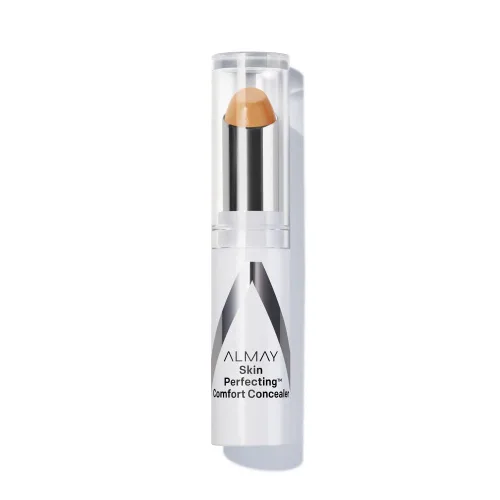 Vista 10 de Almay Corrector de Comodidad que Perfecciona la Piel, Maquillaje Facial, Cobertura Completa, Acabado de Aspecto Natural, Libre de Crueldad, Medio