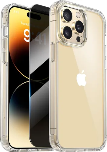 Vista 96 de Diaclara Funda diseñada para iPhone 12/iPhone 12 Pro, [con protector de pantalla de privacidad] [antiespía]