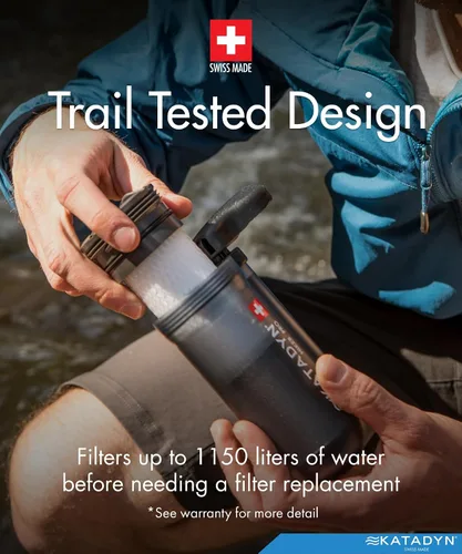 Vista 6 de Katadyn Hiker Pro - Filtro de agua transparente para bomba de mano