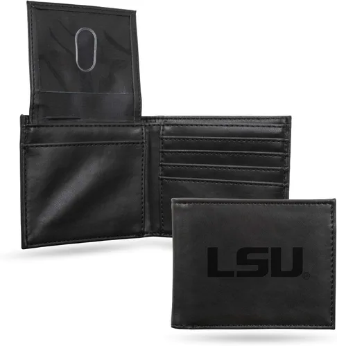 Vista 83 de NCAA Rico Industries Cartera Billetera con Grabado Láser Cartera Billetera con Grabado Láser - Diseño Delgado - Gran Regalo