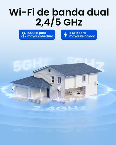 Vista 8 de Cámara de seguridad inalámbrica para exteriores, alimentación solar con visión nocturna 2K, Wi-Fi de 2.4/5 GHz, conversación de 2 vías, funciona