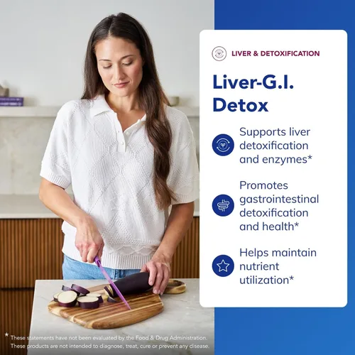 Vista 3 de Pure Encapsulations Liver-G.I. Detox - Limpiador de Hígado y Desintoxicante Gastrointestinal* - con Ácido Alfa Lipoico y Extracto de Curcumina - Sin